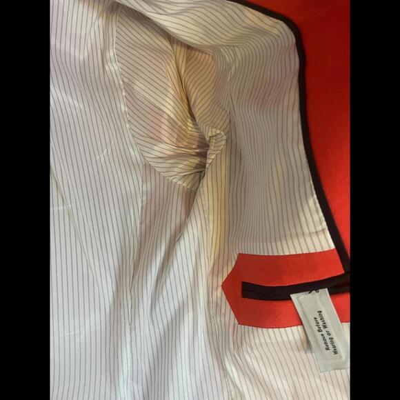 Bright red j crew regent blazer size zero - Picture 4 of 8